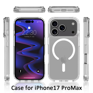 Funda Magnética Resistente para iPhone 15 Pro Max, Carcasa Gruesa de TPU y PC, Compatible con Carga Inalámbrica, Antigolpes para iPhone 17/16/15 - Product Image 6