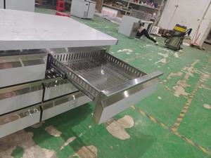 Réfrigérateur commercial sous le comptoir 1.5/1.8m réfrigérateur à 3/4/6/9 tiroirs à température unique en acier inoxydable pour cuisine <span class=keywords><strong>de</strong></span> restaurant - Product Image 5