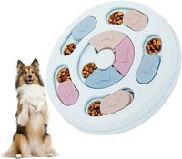 Jouets pour chien pour puzzle et mangeoire lente Jeu de bol interactif pour chien Jouet Puzzle pour chien