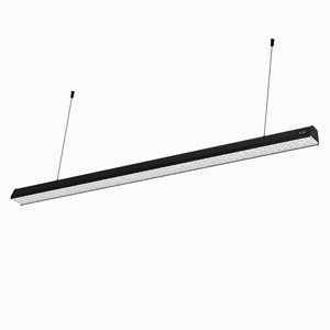 โคมไฟเพดานแบบเส้นตรงไร้รอยต่อ สีดำ อะลูมิเนียม ไฟ LED 5000K แสงเดย์ไลท์ 190lm/W ประหยัดพลังงาน - Product Image 2