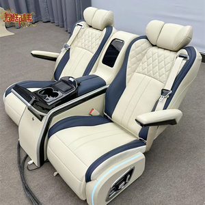 เบาะหนังหรูหราสไตล์ Aero สำหรับรถยนต์ Land Cruiser LC200 LC300 LX570 LX600 Patrol SUV ตกแต่งภายในรถยนต์ - Product Image 1