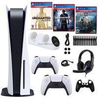 Console de jeu Pro 2 To avec 10 jeux gratuits, 2 manettes sans fil, prise US, connexion filaire, prise en charge multilingue, extension TF 256 Go