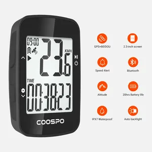 Ordinateur de vélo intelligent GPS, compteur de vitesse pour vélos de route - Product Image 6