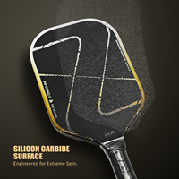 LUZZ INFERNO 2.0 M1 Aero Black Surface MPP Power Foam Core 16mm Thermoforming Carbon Fiber Pickleball Paddle Max Spin Baru