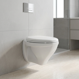 WC mural en céramique européenne haut de gamme, toilette en porcelaine pour salle de bain, commode pour sanitaires modernes - Product Image 1