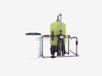 Purificateur d'eau à osmose inverse au charbon actif pour usage hôtelier et domestique, système portable 3 étapes, filtration 3000L/heure, adoucissement