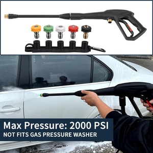 Pistolet de remplacement pour nettoyeur haute pression manuel avec 5 buses de jet, outil de nettoyage efficace - Product Image 5