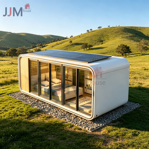 JJM Apple Cabin 20ft 40ft Outdoor Modernes Beliebtes Vorgefertigtes <span class=keywords><strong>Tiny</strong></span> House Mobiles Arbeitshaus Büro-Pod Containerhaus - Product Image 1