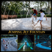 Fuente Interactiva Programable con Ondas de Agua Danzantes, Apta para Niños, Fuente Comercial para Parques, Juegos Infantiles y Paisajismo