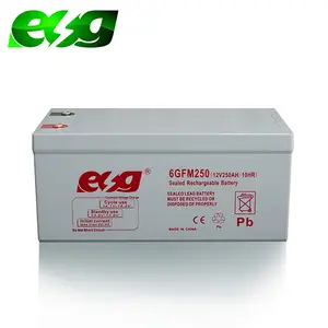 ESG Factory price 12V 250AH Deep Cycle Lead Acid Batteries