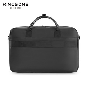 Kingsons Business Briefcase Large Capacity Waterproof Shockproof Laptop <b>Bag</b> Men's Travel <b>Work</b> <b>Bag</b> Lightweight Durable Zipper - Product Image 2