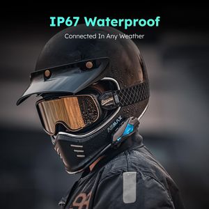 ASMAX Intercomunicador de Moto Z1 PLUS, Intercomunicador Inalámbrico ABS Full Duplex 8000M, Casco de Motocicleta con Bluetooth - Product Image 6