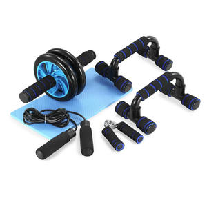 Juego <span class=keywords><strong>de</strong></span> <span class=keywords><strong>entrenamiento</strong></span> <span class=keywords><strong>de</strong></span> fuerza 5 <span class=keywords><strong>en</strong></span> 1, doble rueda Ab, mejor precio - Product Image 2