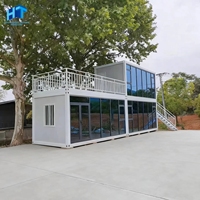 Maison modulaire en conteneur portable préfabriquée moderne de 20 pieds, personnalisable, intégrée, pour dortoir mobile