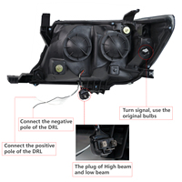 Archic nouveau design pour Hilux REVO/ROCCO 2005-2011 phares de voiture avec clignotant séquentiel lampe frontale yeux d'ange