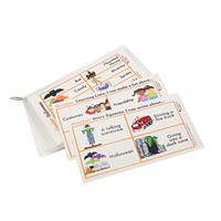 Nouveauté 2026 – Kits de Flashcards Éducatifs Personnalisables pour Enfants (2-10 Ans) avec Boîte Personnalisée, Imperméables et Laminés – Édition USA Populaire