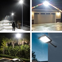 Lampadaires LED décoratifs de jardin tout-en-un, étanches IP67, alimentés par batterie, 500W, 1000W, 1500W, pour l'éclairage routier extérieur