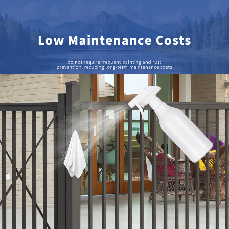 High Quality Modern Luxury Aluminum Railing System Anti-Rust Coating ...