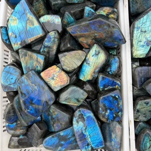 High Polished Labradorite Crystal Free Form Decor Christmas Valentine's Day Gift Home Office Desk Decoration <strong>Love</strong> Theme Ornament - Product Image 1