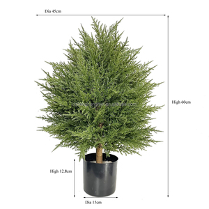 Cây nhân tạo Cypress Cedar bóng hình nhiều phong cách của cây cảnh khung nhựa cây trong nhà ngoài trời trong nồi - Product Image 2