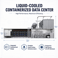 Centre de données conteneurisé à refroidissement liquide : Solution personnalisée pour la colocation IA prête à l'emploi et l'hébergement de GPU