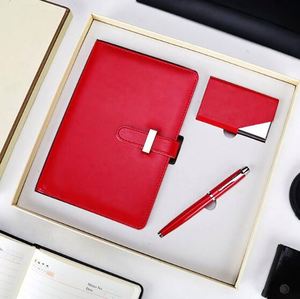 Wholesale Gift <b>Set</b> Stainless Steel Vacuum Cup Flask+<b>Notebook</b>+Pen+Bookend+Bookmark Gift <b>Set</b> for Business Man - Product Image 4