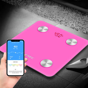 เครื่องชั่งน้ำหนักดิจิตอลอิเล็กทรอ<span class=keywords><strong>น</strong></span>ิกส์ LCD LED พร้อมแอพพลิเคชั่<span class=keywords><strong>น</strong></span>บน Android ชาร์จผ่า<span class=keywords><strong>น</strong></span> USB  เครื่องชั่งน้ำหนักอัจฉริยะบลูทูธ วัดไขมันในร่างกาย - Product Image 2