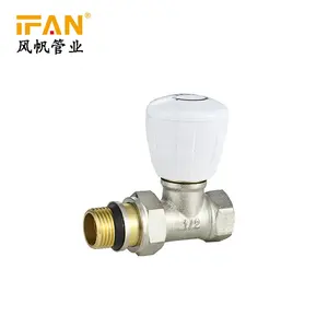 High Temperature Manual 1/2inch 25bar compressing brass Radiator Valves steam radiator angle valve