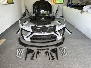 Pièces automobiles pour <span class=keywords><strong>Lamborghini</strong></span> <span class=keywords><strong>URUS</strong></span> Kit carrosserie <span class=keywords><strong>URUS</strong></span> a un capot de pare-chocs avant et arrière de style MSY mis à jour kit carrosserie en fibre de carbone forgé - Product Image 3