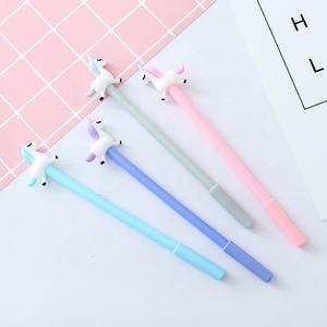 Promosyon hediye unicorn jel kalem 0.5mm mürekkep plastik kawaii jel kalem çocuklar için - Product Image 3