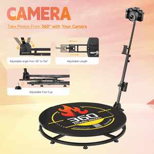 Cabina de Fotos 360 para Fiestas con Luz de Tira RGB, Cabina de Video Automática con Cámara 360 y Control Remoto por Aplicación para 4 Personas (26.8'') - Product Image 2