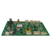 Carte de contrôle pour purificateur d'eau 4G IoT avec paiement QR, double capteur de débit, 3 vannes, écran 128x64, eau froide et chaude, PCBA OEM ODM