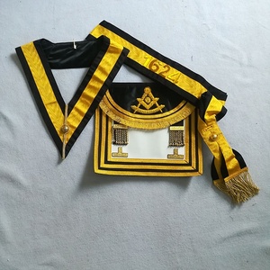 Worshipful-delantal de cuero de rito escocés - Product Image 4