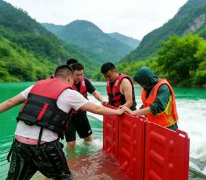 Barrera de Control de Inundaciones en Forma de L de 52x68x70.5cm, Panel de Barrera de Tráfico Anti-Inundaciones, Bloqueador de Agua - Product Image 6