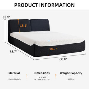 Modern Soft <b>Bed</b> King Size Compressed <b>Bed</b> Frame with Mattress Compact Packed Design China Foshan Low MOQ Manufacturer - Product Image 6