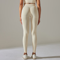 Leggings de sport sans couture pour femme, effet push-up fessier, pour le yoga et l'entraînement