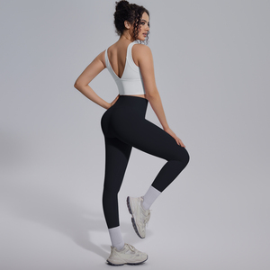 <span class=keywords><strong>Abbigliamento</strong></span> <span class=keywords><strong>Sportivo</strong></span> Senza Maniche all'Ingrosso, Set Yoga Monocolore per Donne, <span class=keywords><strong>Abbigliamento</strong></span> <span class=keywords><strong>Sportivo</strong></span> Delicato sulla Pelle - Product Image 5