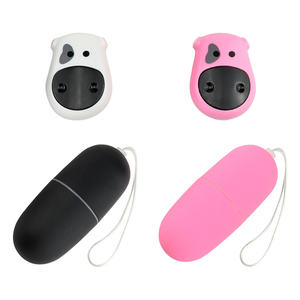 Kleine Compacte Krachtige 10 Modi Stille Waterdichte Siliconen Afstandsbediening Liefde Ei Vibrator Voor Vrouwen Roze Zwart - Product Image 2