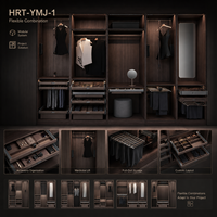 Panier à vêtements coulissant à fermeture douce en aluminium, organiseur de tiroir pour armoire de chambre, hôtel et appartement