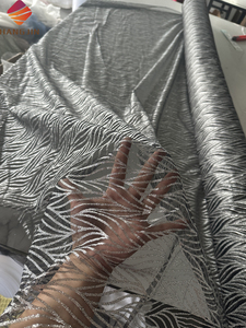 Tela de Tul con Lentejuelas Brillantes y Metálicas con Patrón de Rayas de Zebra, en Oferta, a Bajo Precio y en Existencia, para <span class=keywords><strong>Vestidos</strong></span> - Product Image 2