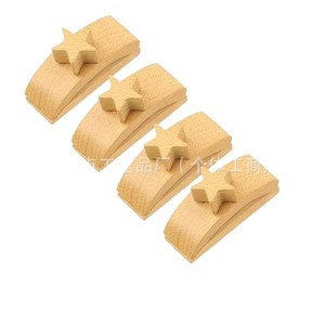 Wooden Star Photo <b>Clip</b> Solid Wood Wall Mount Decorative <b>Hook</b> For Tapestry Display Living Room Bedroom Use - Product Image 5