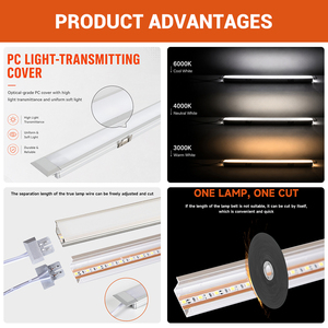 Nuevo Producto: Luz LED Ultra Delgada de 12V 24V para Estantes de Supermercado, Gabinetes y Exhibidores, Encastrable y con Conexión Directa - Product Image 3