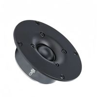 Haut-parleur tweeter à dôme en soie rond de 4 pouces, driver audio HiFi pleine gamme pour la modification des systèmes audio de cinéma maison, compatible OEM