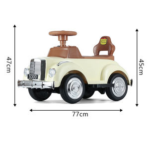 Auto Elettrica Classica di Lusso Personalizzata a Quattro Ruote per Bambini e Bambine con Seduta e Giocattoli - Product Image 6