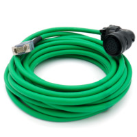 Cable codificador de servomotor Cable de alimentación para MIGE Fuji Siemens Fanuc Mitsubishi Yaskawa Delta Motor