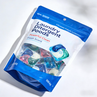 Sac à linge d'hôtel en plastique et PE avec logo personnalisé AG, sacs à linge simples pour les capsules de lessive, les sachets et l'emballage du savon