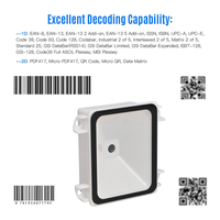 Mini scanner de codes-barres portable USB à montage fixe, module de lecture de codes-barres, scanner de codes-barres portable avec disponibilité en stock