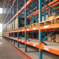 Sistema de estantería para palés, almacén de servicio pesado, tamaño de paleta europeo estándar