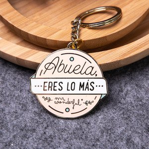 <b>Custom</b> Metal <b>Keychains</b> With Creative Logos Enamel Painted Crafts Durable Gift Pendants For Promotion - Product Image 4