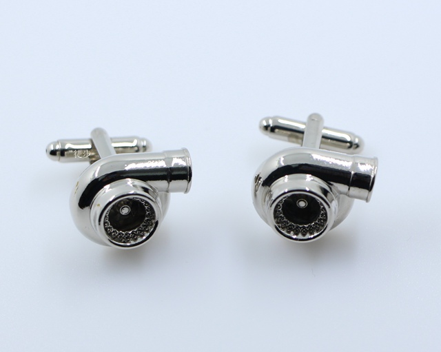 Запонки TURBO, мужские металлические серебряные запонки на заказ, деликатные запонки из стерлингового серебра